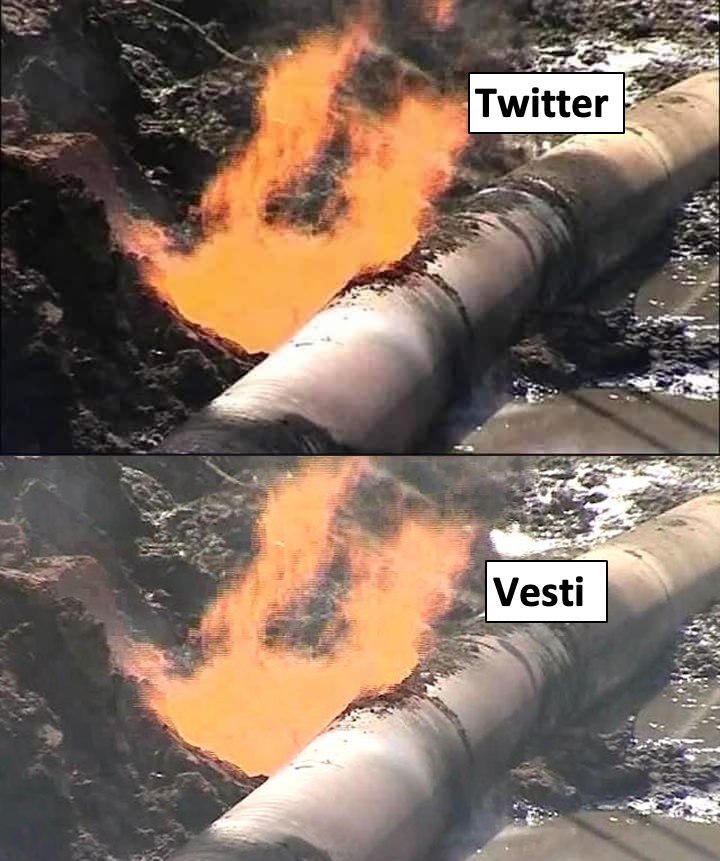 burning pipeline