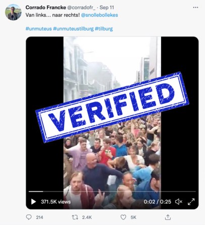 screenshot of the tweet