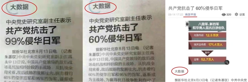 《南国早报》的“大数据”栏目中使用了相同的Logo图样（红圈为Annie Lab标注）