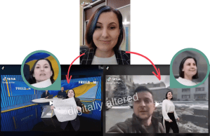 comparison of TikTok user Olga_Stiffler in different videos
