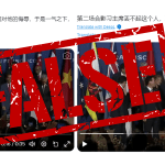 False: Xi Jinping did not ‘skip’ the second photo op at APEC; it was only for IPEF member nations