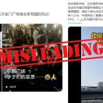 Misleading: Tiananmen crowd and car honking videos are not related to the late Li Keqiang