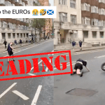 Misleading: Video of Scotland football fan hit by motorcycle taken in 2021, not during Euro 2024