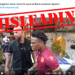 Misleading: Video shows crowd chanting Bulgarian word for ‘book,’ not racial slur