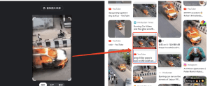 A Google reverse image search revealed a news report from Public News Chhattisgarh (highlighted in red square)