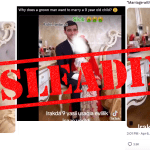 Misleading: Viral video does not show nine-year-old child bride in Iraq; she is his niece 