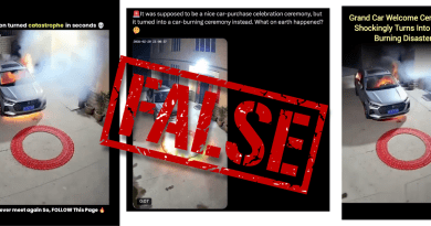 False: Viral ‘new car on fire’ video during firecrackers celebration is made by AI