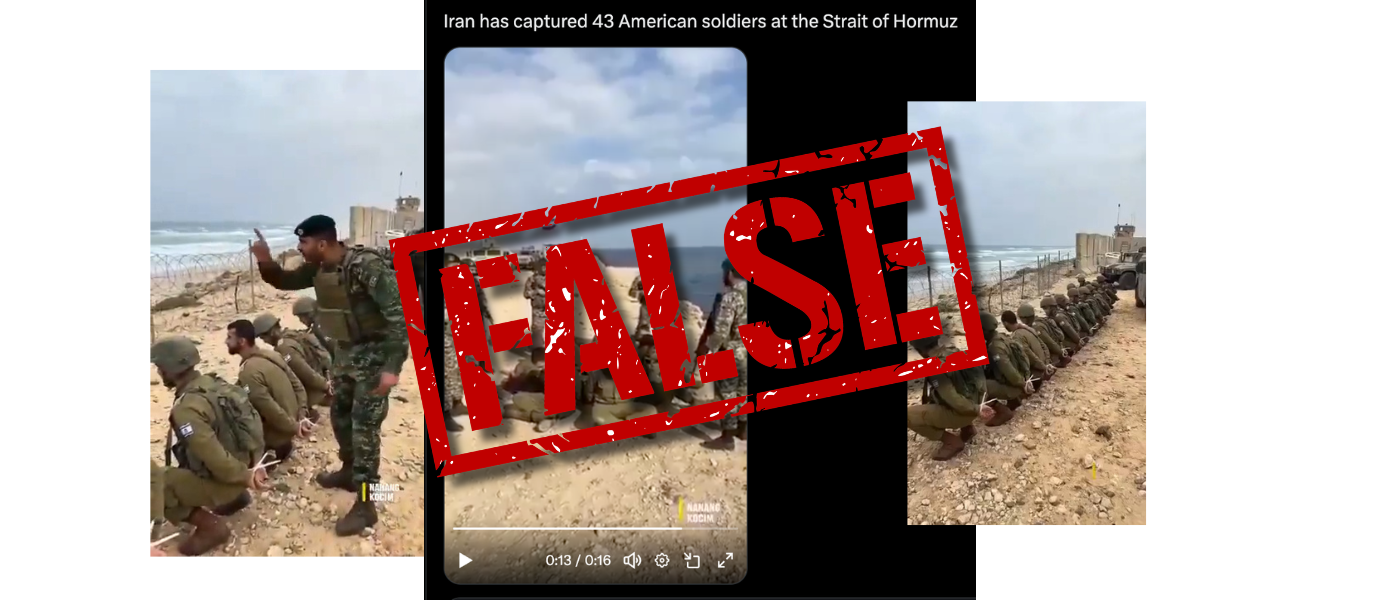 False: Video showing Iran’s capture of US and Israeli soldiers is AI-generated
