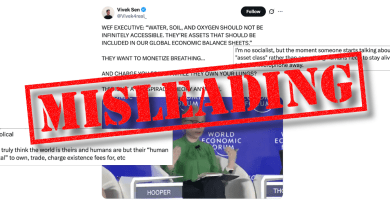 Misleading: Viral WEF clip does not show proposal to ‘monetize’ air or breathing