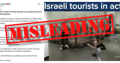 Misleading: Sand sculpture vandalism video falsely linked to Israeli tourists in Hawaii