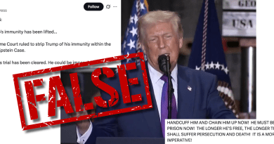 False: US Supreme Court did not strip Trump of immunity in Epstein-related case False: US Supreme Court did not strip Trump of immunity in Epstein-related case