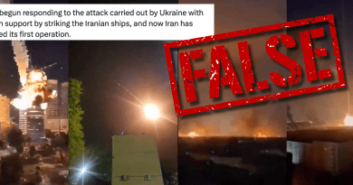 Old footage and CGI clips used to spread false claim of Iranian retaliation against Ukraine