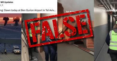 Dated AI video used to falsely claim Iran struck Israeli airport